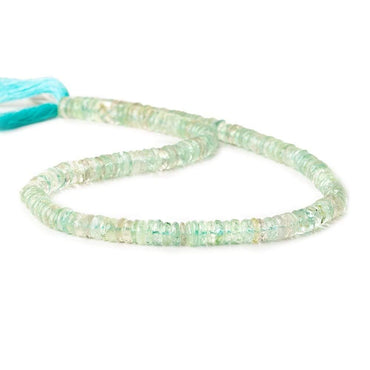 5-5.5mm Aquamarine faceted heshi Beads 15 inch 198 pieces (ONLINE ORDER ONLY)