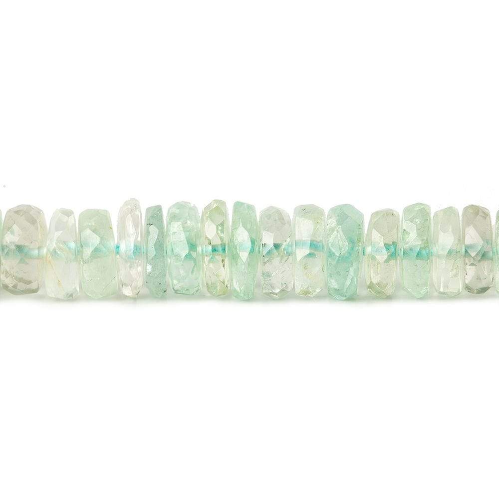 5-5.5mm Aquamarine faceted heshi Beads 15 inch 198 pieces (ONLINE ORDER ONLY)