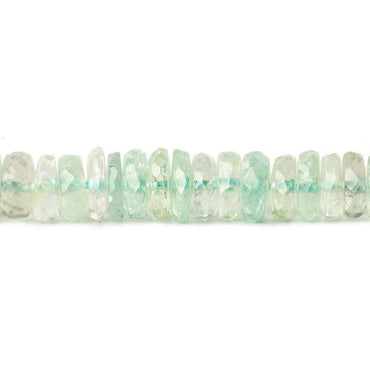 5-5.5mm Aquamarine faceted heshi Beads 15 inch 198 pieces (ONLINE ORDER ONLY)