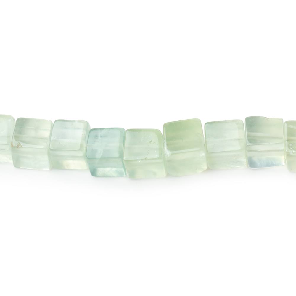 5-5.5mm Prehnite Plain Cube Beads 16 inches 78 pieces (ONLINE ORDER ONLY)