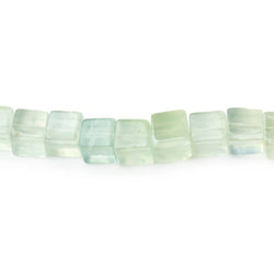 5-5.5mm Prehnite Plain Cube Beads 16 inches 78 pieces (ONLINE ORDER ONLY)