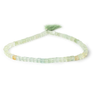 5-5.5mm Prehnite Plain Cube Beads 16 inches 78 pieces (ONLINE ORDER ONLY)