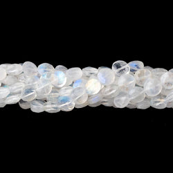 5-5.5mm Rainbow Moonstone Faceted Coin Beads 15.5 inch 68 pieces (ONLINE ORDER ONLY)