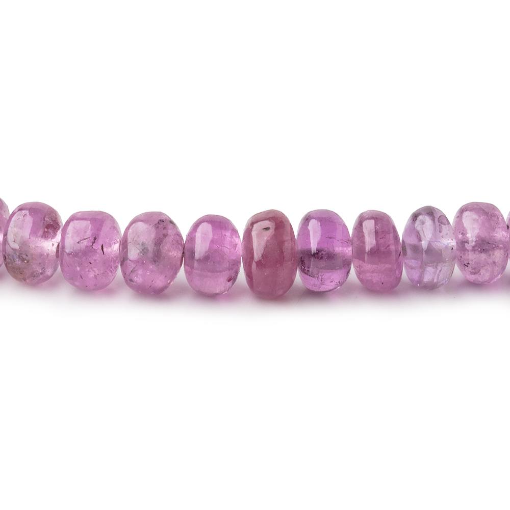 5-5.5mm Ruby & Multi Color Sapphire Plain Rondelle Beads 18 inch 164 pieces (ONLINE ORDER ONLY)