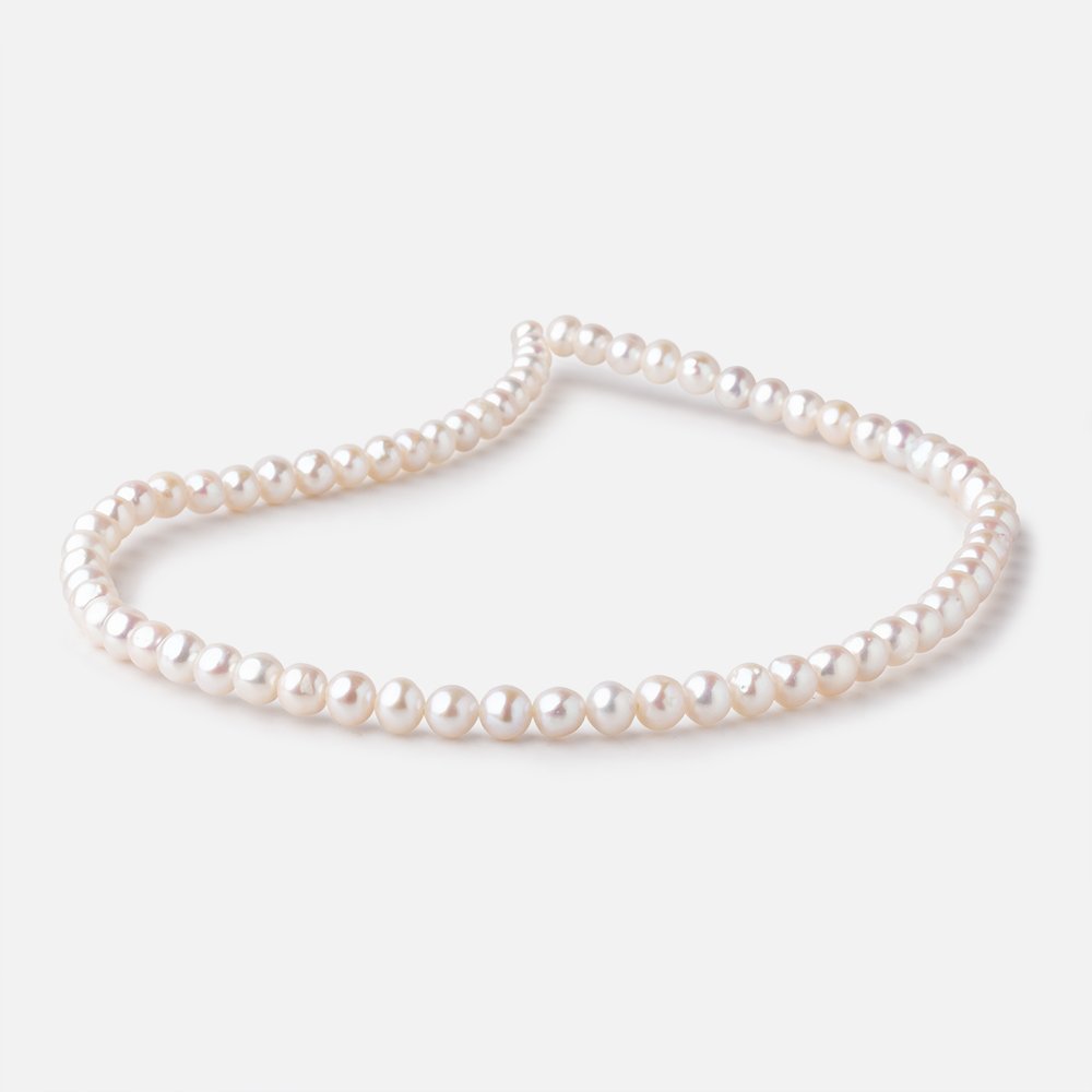 5-6.5mm Chinese Akoya Saltwater Pearl Beads 15.5 inch 66 pieces A (ONLINE ORDER ONLY)