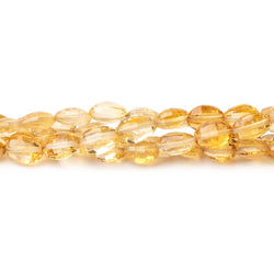 5-6.5mm Citrine Checkerboard Faceted Oval 16 inch 65 Beads (ONLINE ORDER ONLY)
