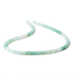5-6mm Blue Peruvian Opal Faceted Rondelle Beads 16 inch 105 pieces (ONLINE ORDER ONLY)