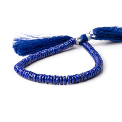 6-7mm Lapis Lazuli Faceted Heishi Beads 8 inch 98 pieces (ONLINE ORDER ONLY)