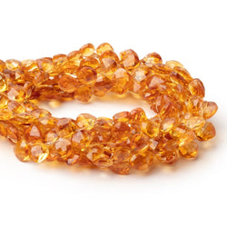 5-6mm Madeira Citrine Top Drill Faceted Pillow 7.5 inch 50 Beads (ONLINE ORDER ONLY)
