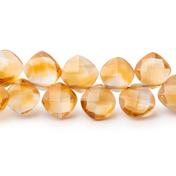 5-6mm Madeira Citrine Top Drill Faceted Pillow 7.5 inch 50 Beads (ONLINE ORDER ONLY)