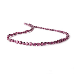 5-6mm Malaia Garnet Plain Oval Beads 16 inch 72 pieces AA (ONLINE ORDER ONLY)