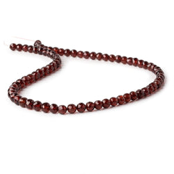 5-6mm Pyrope Garnet faceted rounds 15.75 inches 75 beads AAA (ONLINE ORDER ONLY)