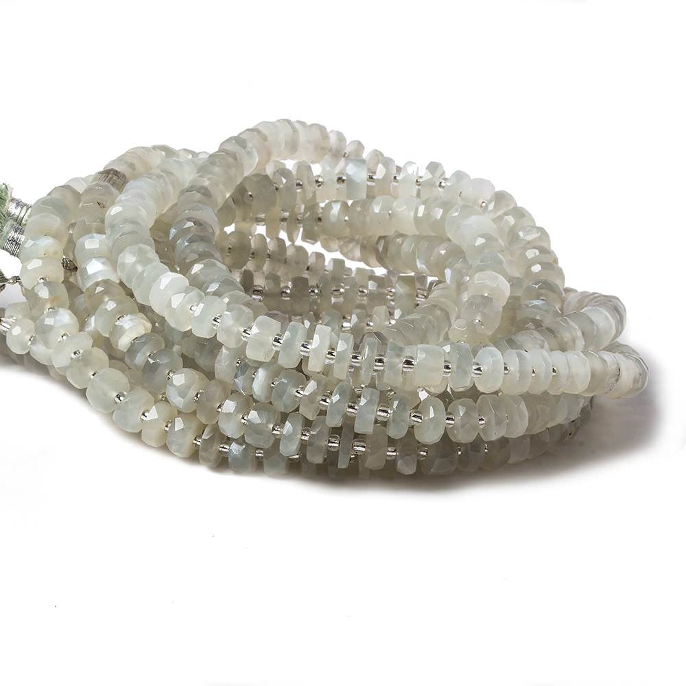 5-6mm Sage Moonstone faceted heshi beads 16 inch 90 pieces (ONLINE ORDER ONLY)