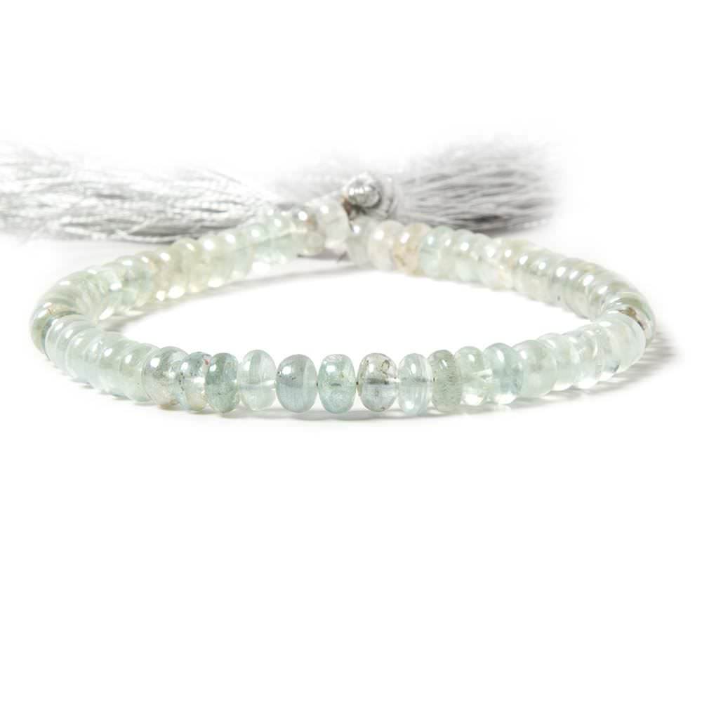 5-6mm Silver Mystic Multi Beryl plain rondelles 8 inch 61 beads (ONLINE ORDER ONLY)