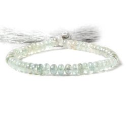 5-6mm Silver Mystic Multi Beryl plain rondelles 8 inch 61 beads (ONLINE ORDER ONLY)