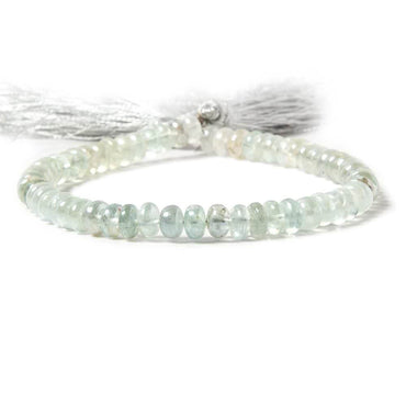 5-6mm Silver Mystic Multi Beryl plain rondelles 8 inch 61 beads (ONLINE ORDER ONLY)
