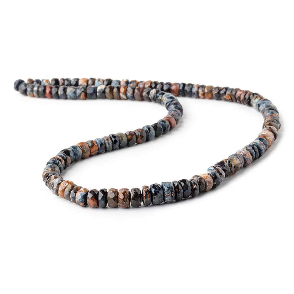 5-7.5mm Pietersite Faceted Rondelle Beads 17 inch 120 pieces (ONLINE ORDER ONLY)