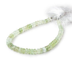 5-7.5mm Prehnite Faceted Rondelle Beads 9.5 inch 62 pieces (ONLINE ORDER ONLY)