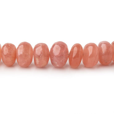 5-7.5mm Rhodochrosite Plain Rondelle Beads 16 inch 110 pieces AA (ONLINE ORDER ONLY)