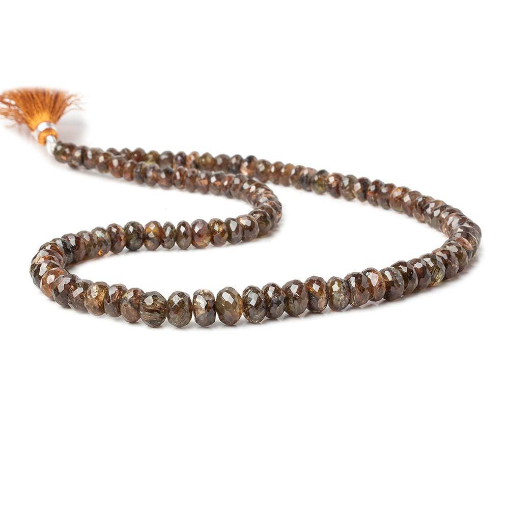 5-7mm Andalusite Faceted Rondelle Beads 16 inch 92 pieces (ONLINE ORDER ONLY)