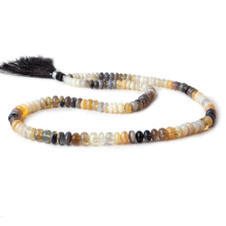 5-7mm Australian Opal Plain Rondelle Beads 18 inch 130 pieces AA (ONLINE ORDER ONLY)