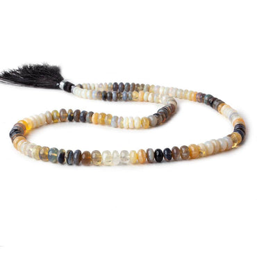 5-7mm Australian Opal Plain Rondelle Beads 18 inch 130 pieces AA (ONLINE ORDER ONLY)