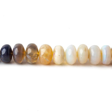 5-7mm Australian Opal Plain Rondelle Beads 18 inch 130 pieces AA (ONLINE ORDER ONLY)