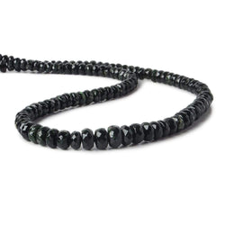 5-7mm Chrome Tourmaline Faceted Rondelle 14 inch 122 pieces (ONLINE ORDER ONLY)