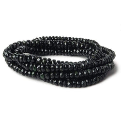 5-7mm Chrome Tourmaline Faceted Rondelle 14 inch 122 pieces (ONLINE ORDER ONLY)