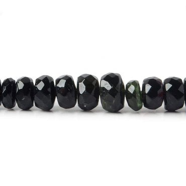 5-7mm Chrome Tourmaline Faceted Rondelle 14 inch 122 pieces (ONLINE ORDER ONLY)