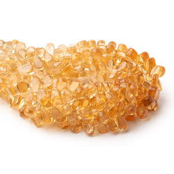 5-7mm Citrine Plain Pear Beads 6.5 inch 74 pieces (ONLINE ORDER ONLY)