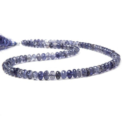 5-7mm Iolite Plain Rondelle Beads 16 inch 105 pieces (ONLINE ORDER ONLY)