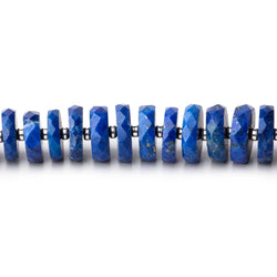 8-9.5mm Lapis Lazuli Faceted Heishi Beads 5.75 inch 48 pieces (ONLINE ORDER ONLY)