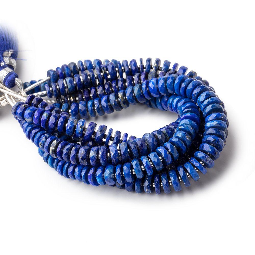 8-9.5mm Lapis Lazuli Faceted Heishi Beads 5.75 inch 48 pieces (ONLINE ORDER ONLY)
