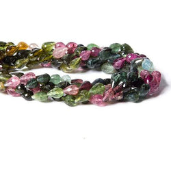 5-7mm Multi Color Tourmaline Beads Straight Drilled Tear Drop 50 pcs (ONLINE ORDER ONLY)