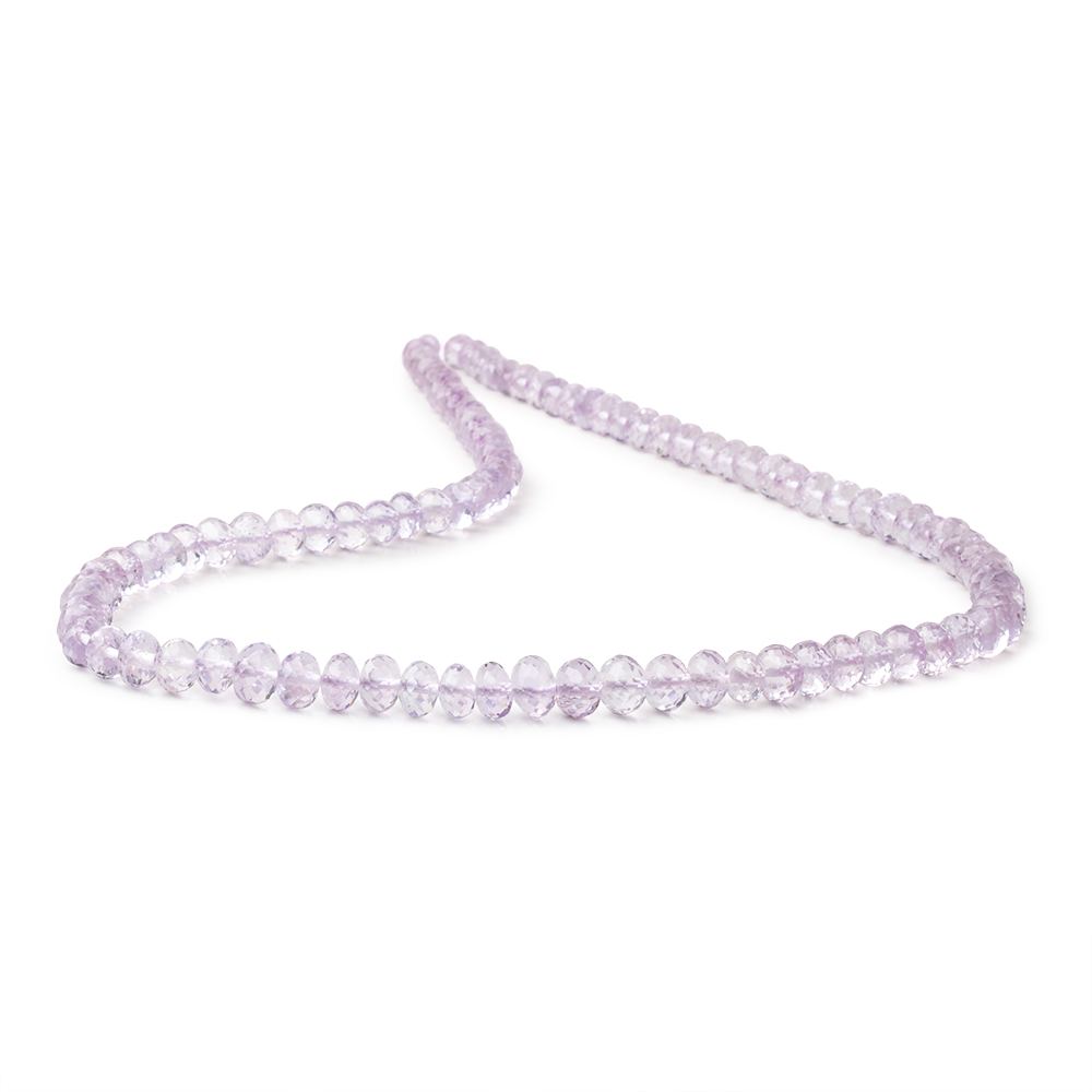 5-7mm Pink Amethyst Faceted Rondelle Beads 16 inch 98 pieces AA (ONLINE ORDER ONLY)