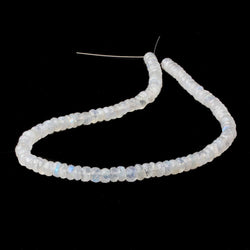 5-7mm Rainbow Moonstone Faceted Rondelle Beads 13.5 inch 85 beads AA (ONLINE ORDER ONLY)