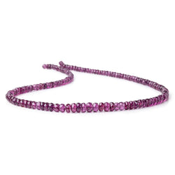 5-7mm Rhodolite Garnet Faceted Rondelle Beads 18 inch 128 pieces AAA (ONLINE ORDER ONLY)
