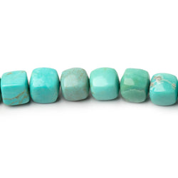 5-7mm Sleeping Beauty Turquoise Plain Cubes 16 inch 65 Beads AAA (ONLINE ORDER ONLY)