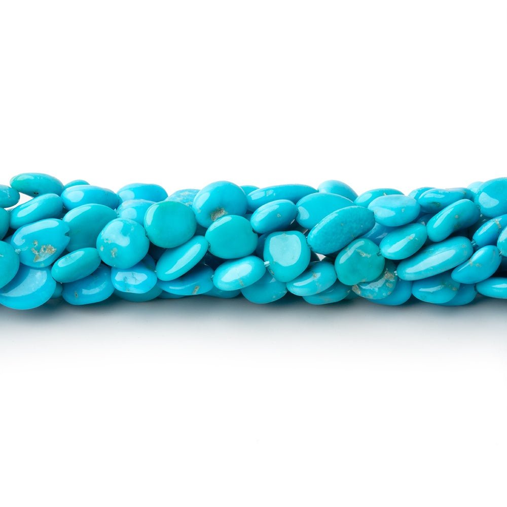 5-7mm Sleeping Beauty Turquoise Plain Nugget Beads 13 inch 59 pieces (ONLINE ORDER ONLY)