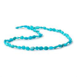 5-7mm Sleeping Beauty Turquoise Plain Nugget Beads 13 inch 59 pieces (ONLINE ORDER ONLY)