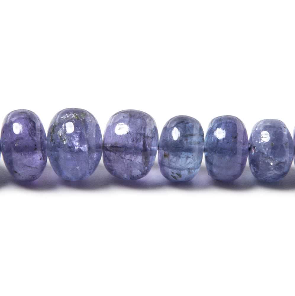 5-7mm Tanzanite Beads Plain Rondelle, A Grade 16 inch 115 pieces (ONLINE ORDER ONLY)