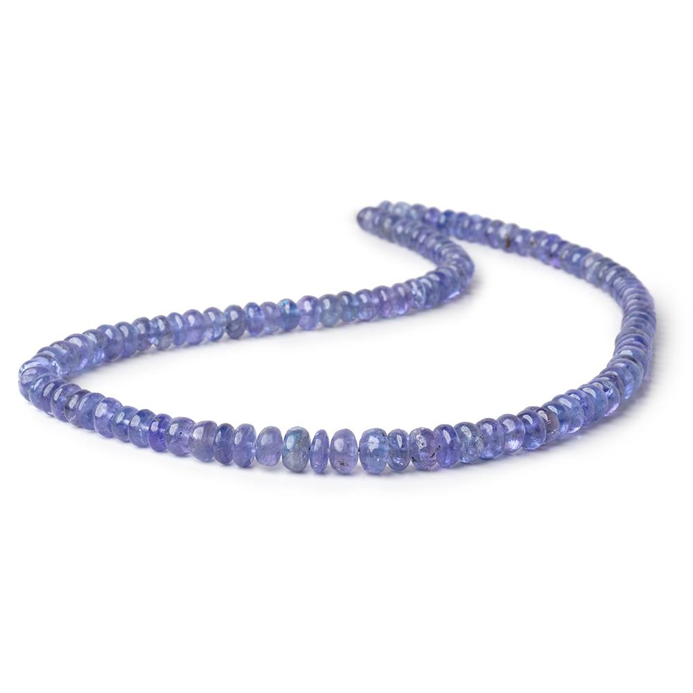 5-7mm Tanzanite Plain Rondelle Beads 15.75 inch 112 pieces (ONLINE ORDER ONLY)