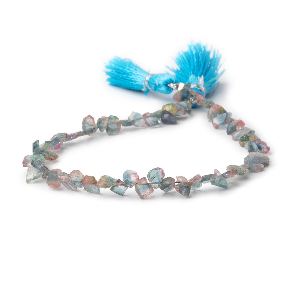 5-8mm Bi-Color Indicolite Tourmaline Slice Beads 7.75 inch 52 pieces (ONLINE ORDER ONLY)