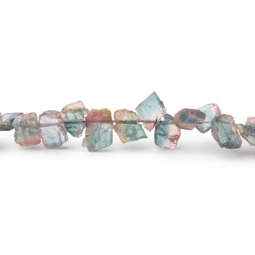 5-8mm Bi-Color Indicolite Tourmaline Slice Beads 7.75 inch 52 pieces (ONLINE ORDER ONLY)