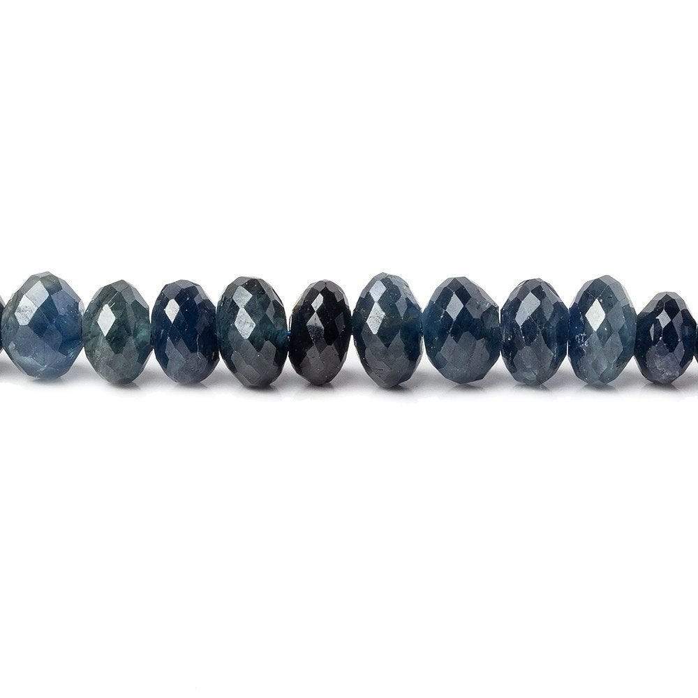5-8mm Blue Sapphire Faceted Rondelle Beads 18 inch 130 pieces A (ONLINE ORDER ONLY)