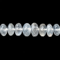 5-8mm Ceylon Moonstone Faceted Rondelle Beads 8 inch 50 pieces AA (ONLINE ORDER ONLY)