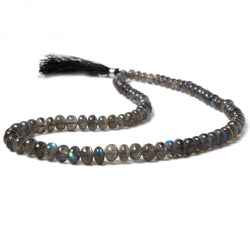 5-8mm Labradorite Plain Rondelle Beads 15 inch 86 pieces (ONLINE ORDER ONLY)