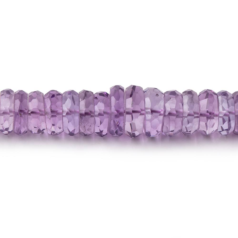 5-9.5mm Pink Amethyst Faceted Heshi Beads 16.5 inch 154 pieces (ONLINE ORDER ONLY)