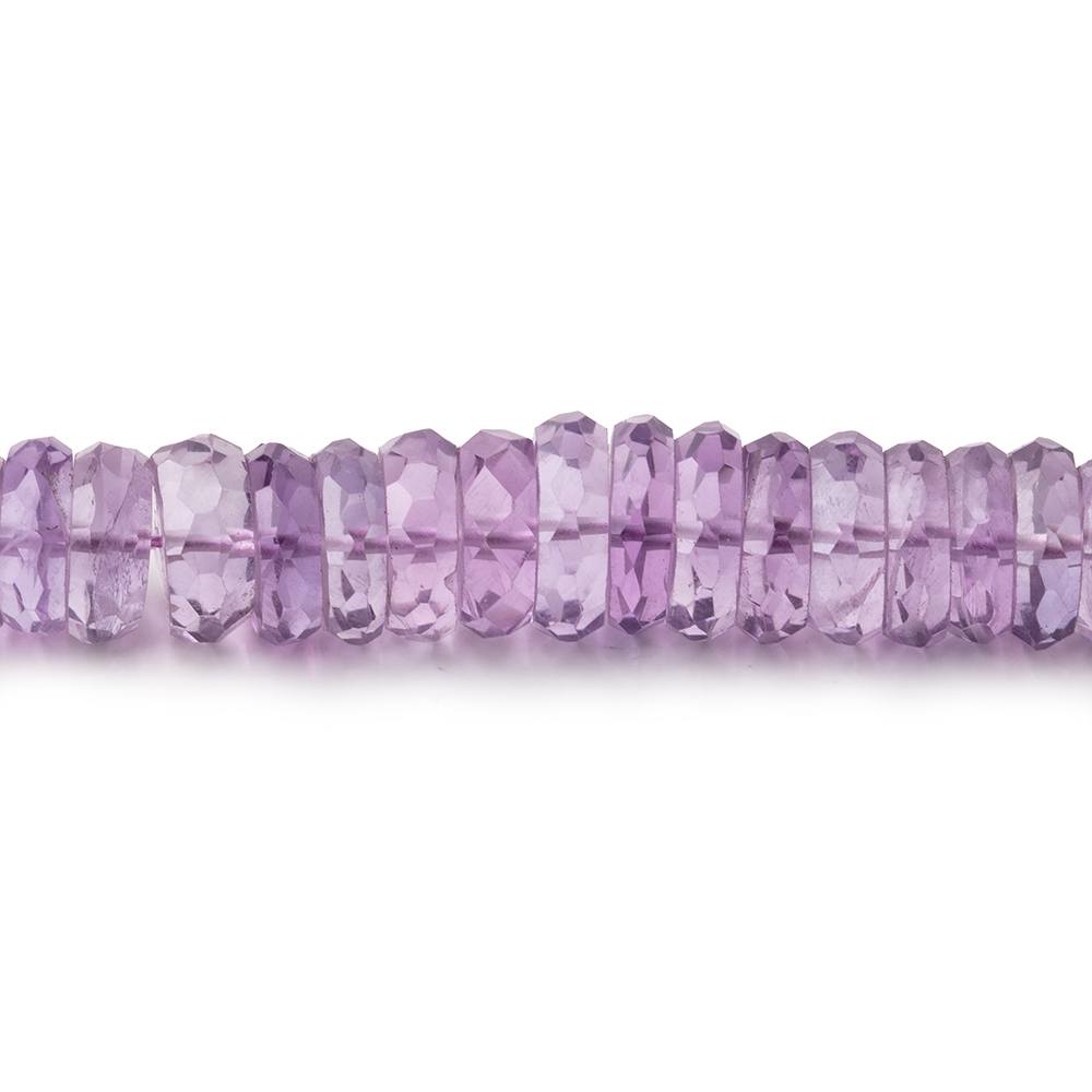 5-9mm Pink Amethyst Faceted Heshi Beads 16 inch 145 pieces (ONLINE ORDER ONLY)